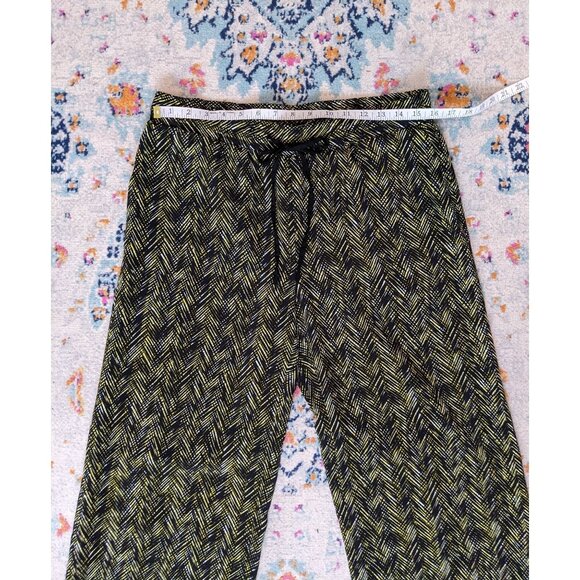 Coldwater Creek Natural Fit Pull‎ On Abstract Chevron Print Pant - L 10-12 - Picture 5 of 12